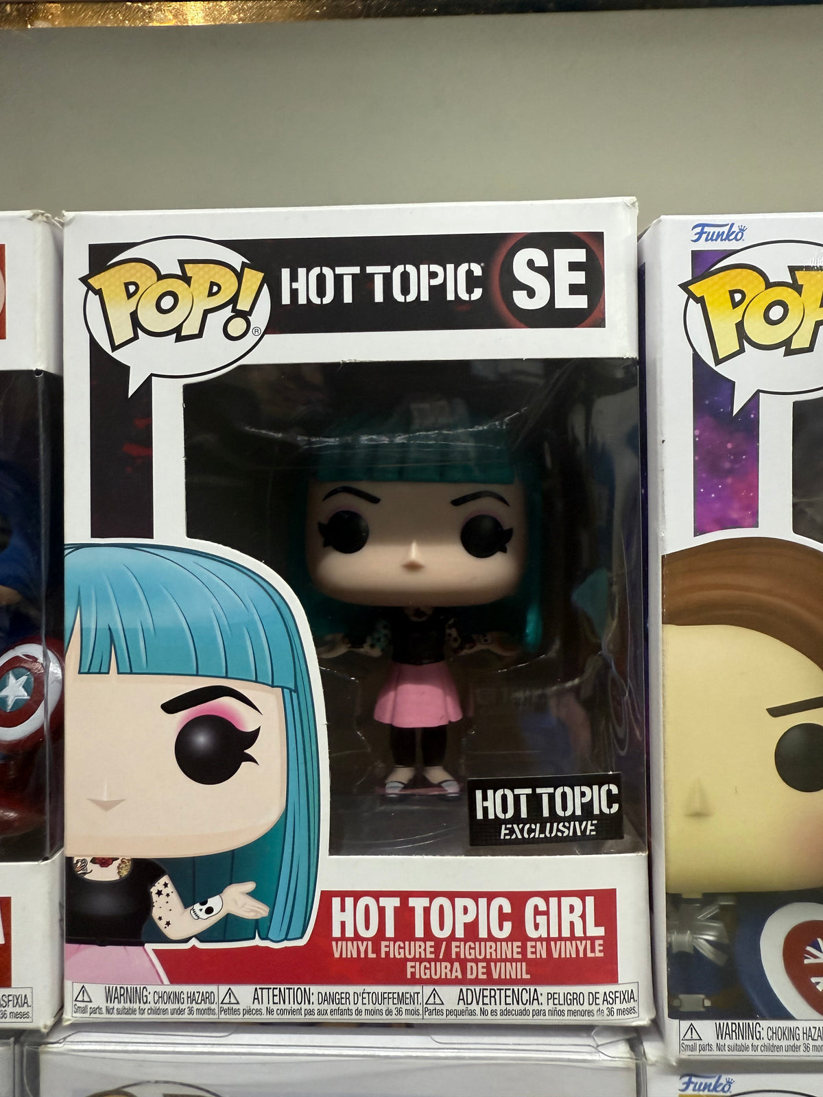Funko POP! Vinyl Figure featuring the "Hot Topic Girl" character.