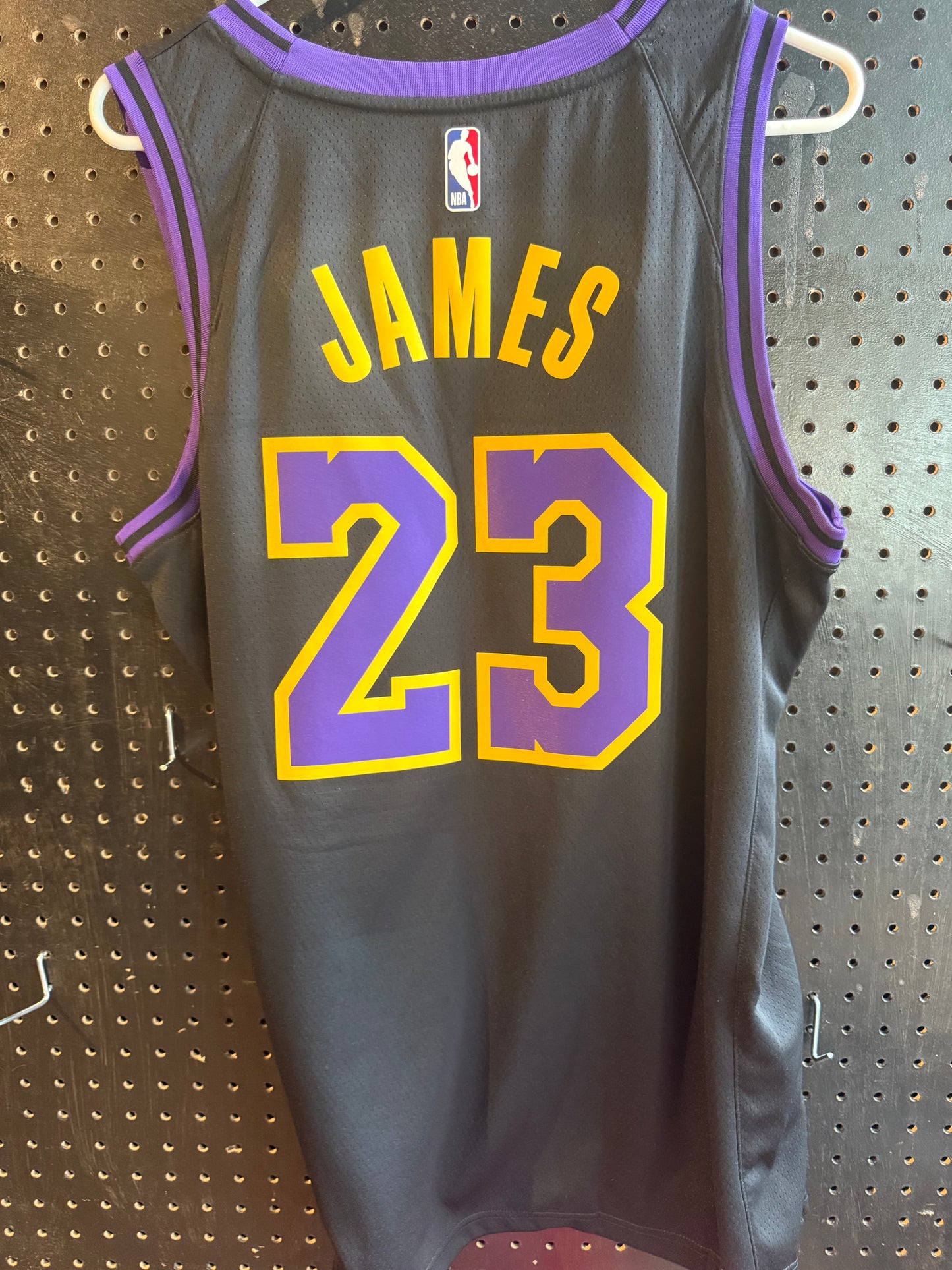 Nike LeBron James Los Angeles Lakers 2025-26 City Edition Swingman Jersey. Size 48