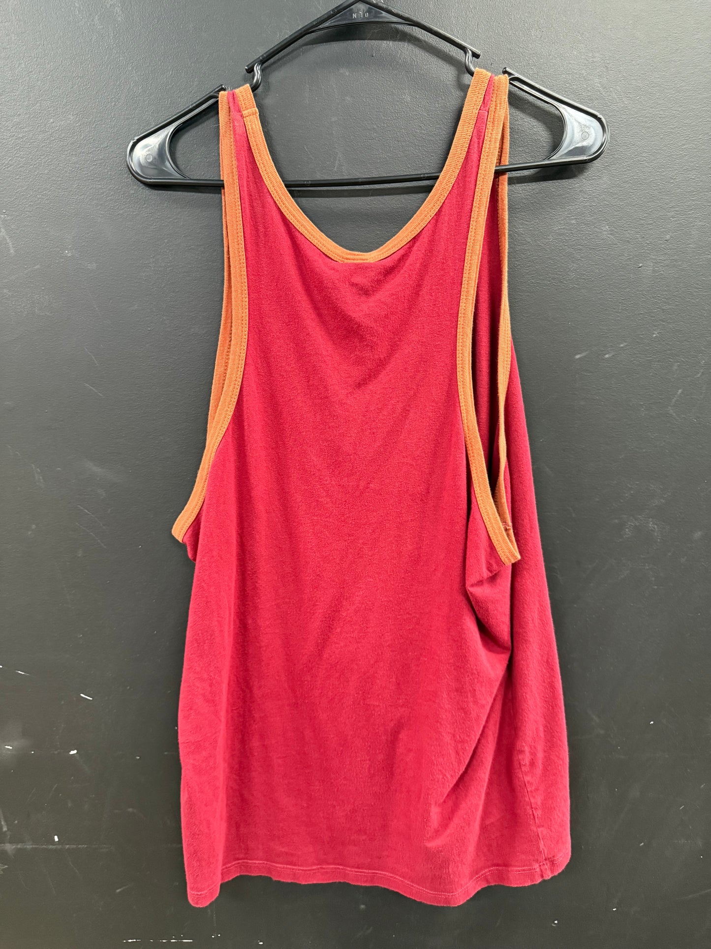 Red OBEY World Domination Tour tank top size Large