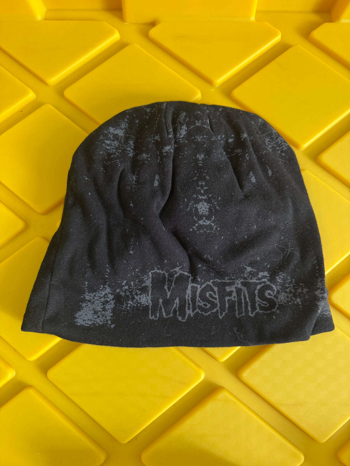 Affliction x Misfits Black Reversible Skully Beanie