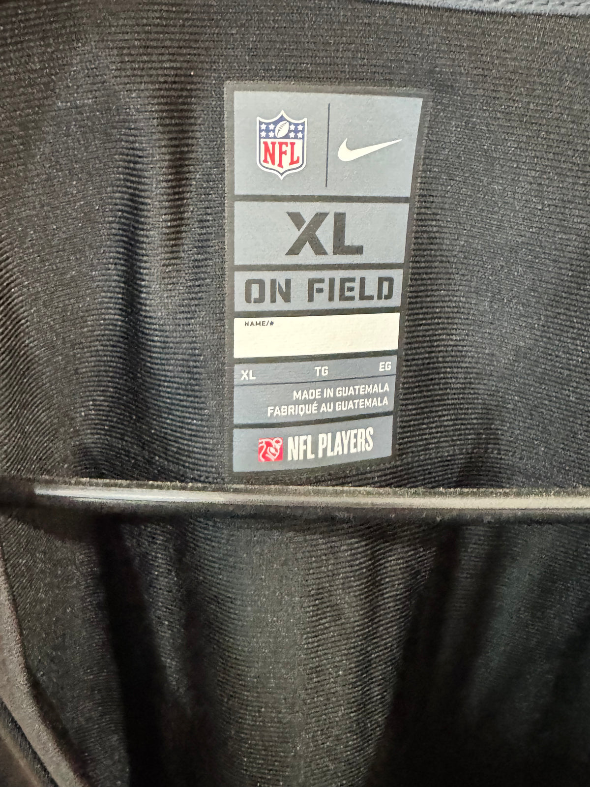 Official Nike Atlanta Falcons Desmond Ridder #9 Game Jersey size XL black screen-printed name and numbering.