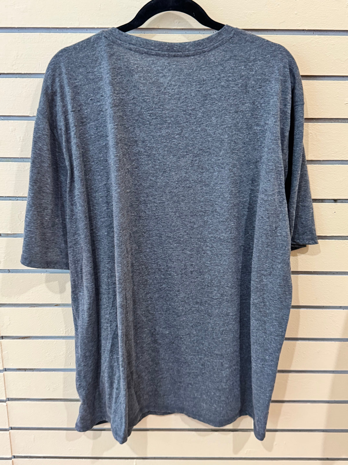Champion branded gray Heathered Impact Poly t-shirt size 2xl featuring a "Georgia Bulldogs" graphic.
