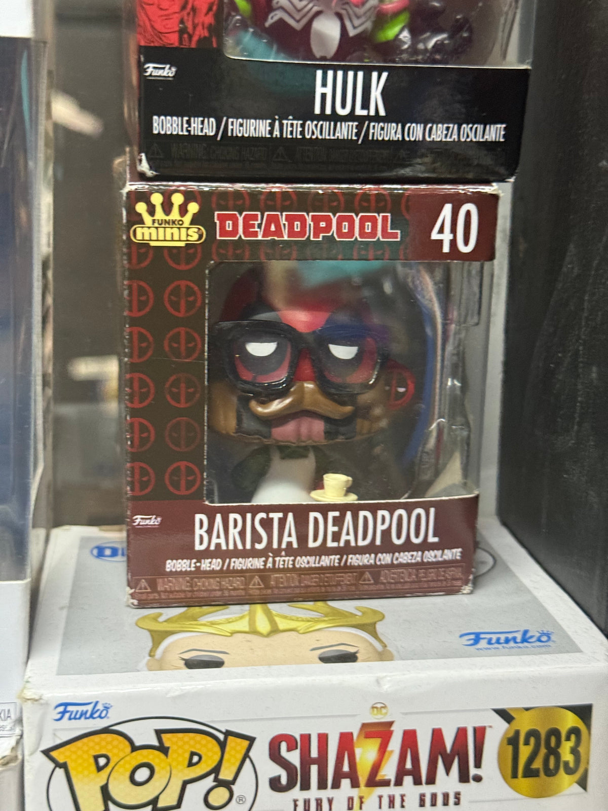 Funko Mini Deadpool Barista #40 vinyl figure from the Marvel 30th Anniversary collection.