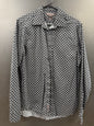Michael Kors black long-sleeve button-up shirt size medium