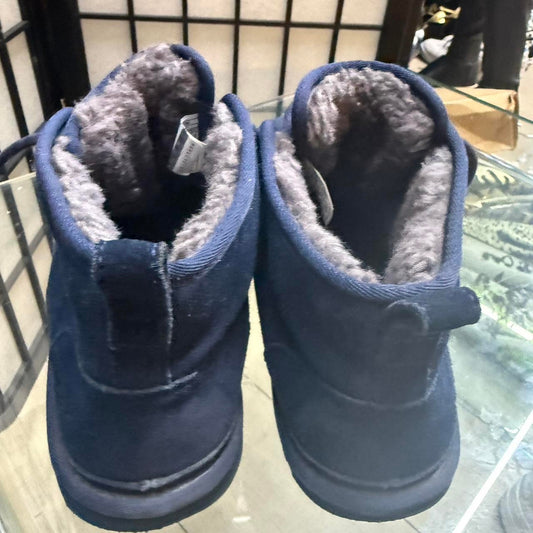 Navy blue suede ugg neumel size 10