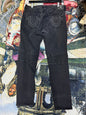 Black Washed True Religion Denim Rocco Relaxed Skinny Jeans size 36