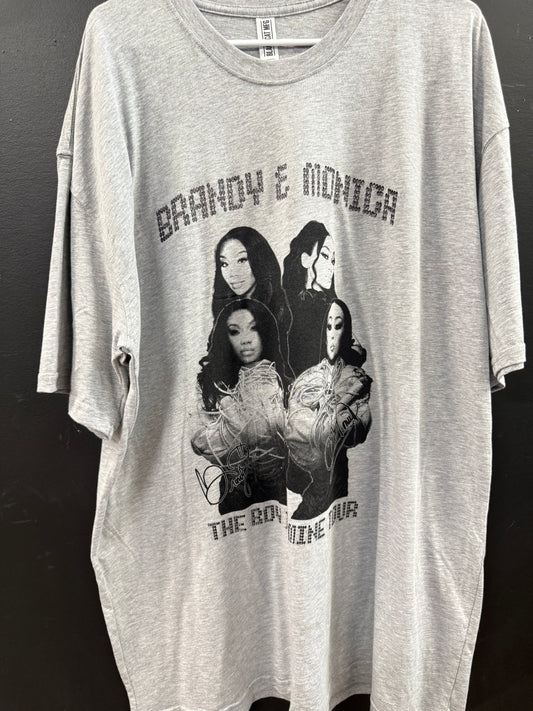 Brandy and Monica from "The Boy is Mine Tour." Shirt size 3XL