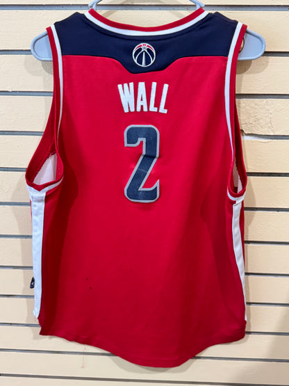 Adidas Washington Wizards John Wall #2 red road swingman jersey size xl