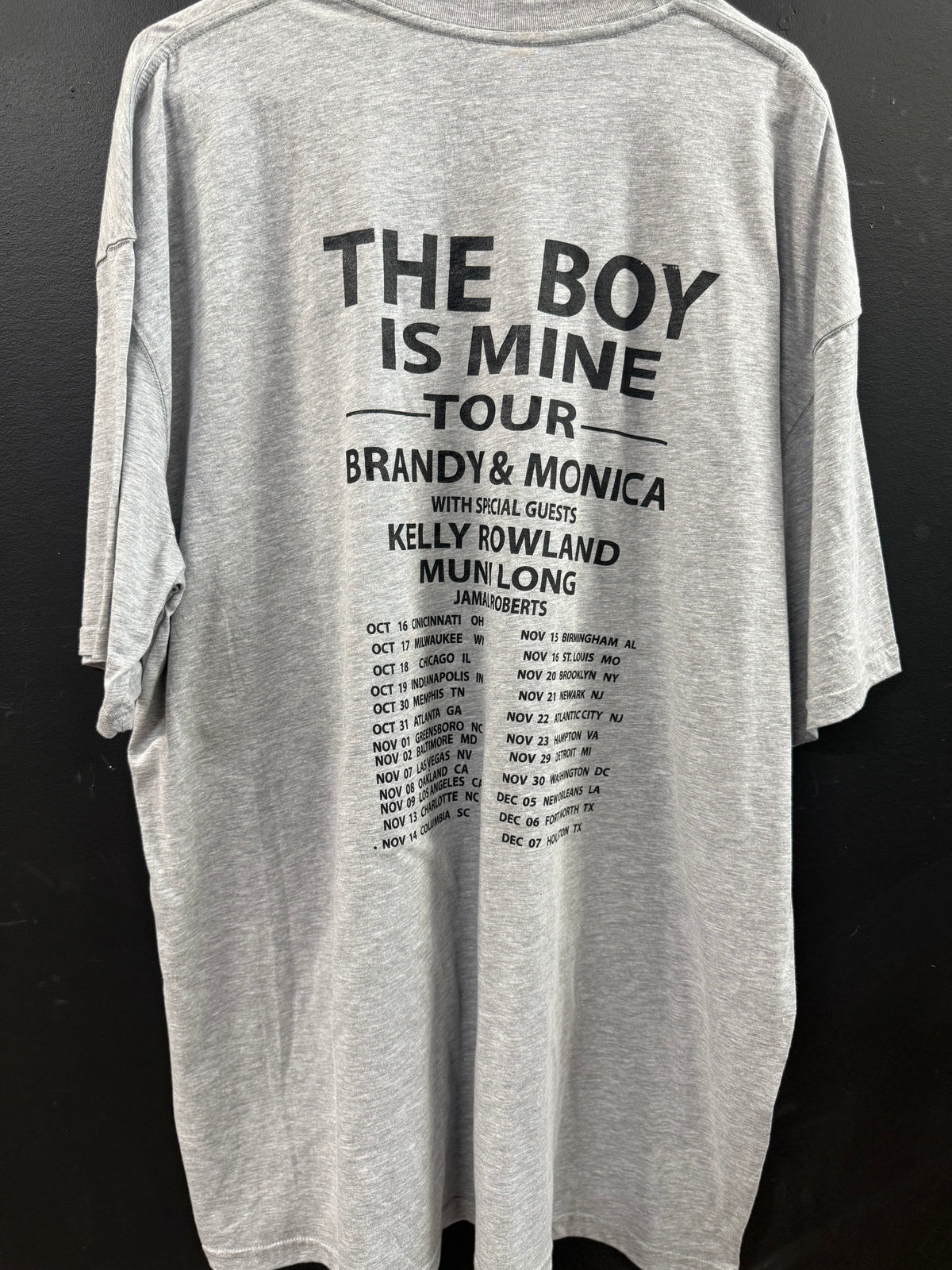 Brandy and Monica from "The Boy is Mine Tour." Shirt size 3XL