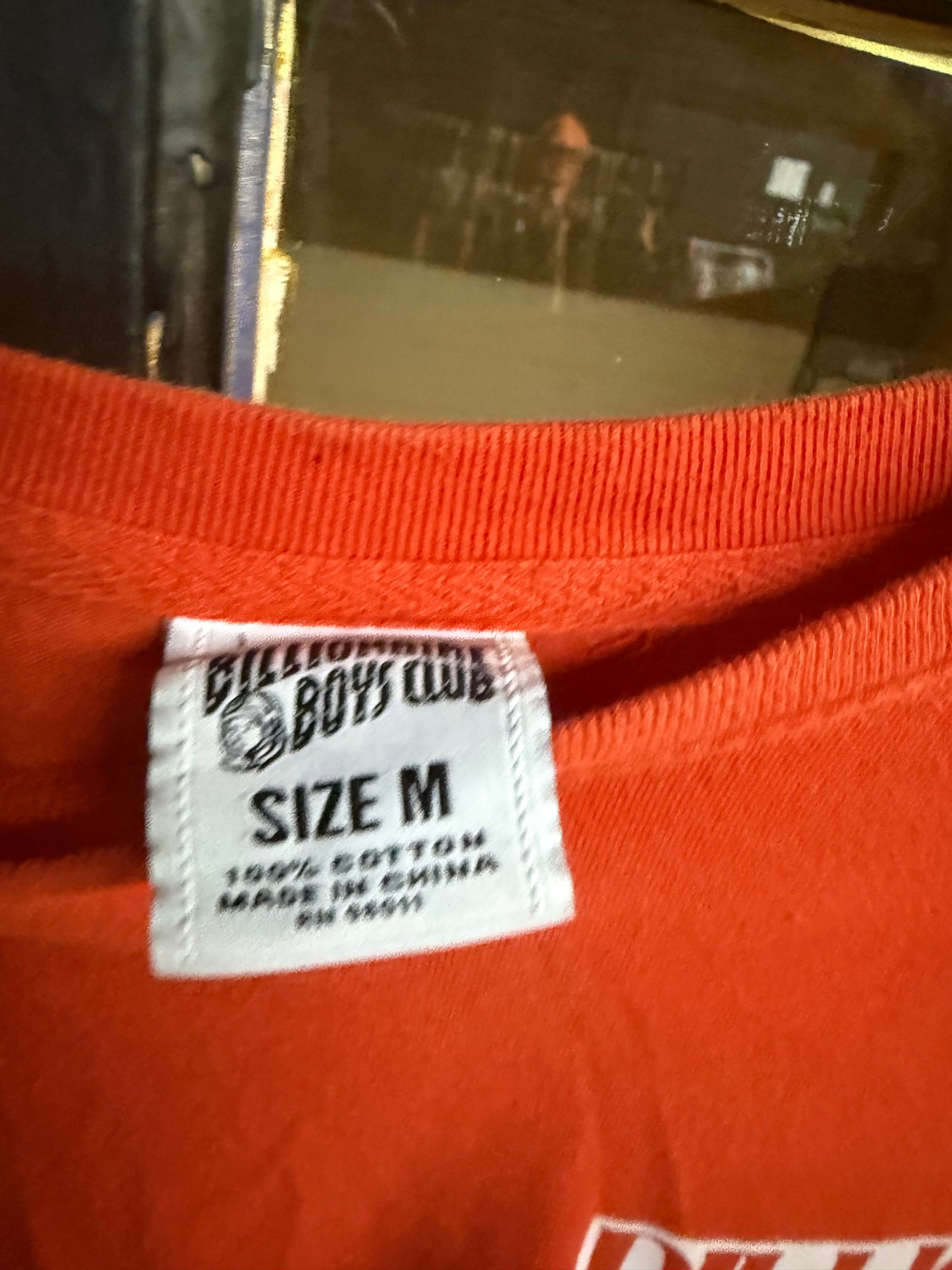 Billionaires Boys Club BBC Tangerine Long-sleeve Shirt size Medium