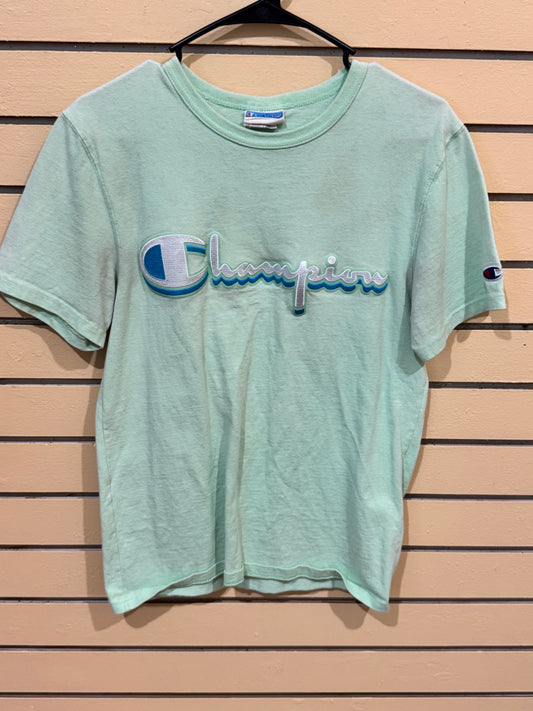 Mint Green Champion short-sleeve t-shirt size small