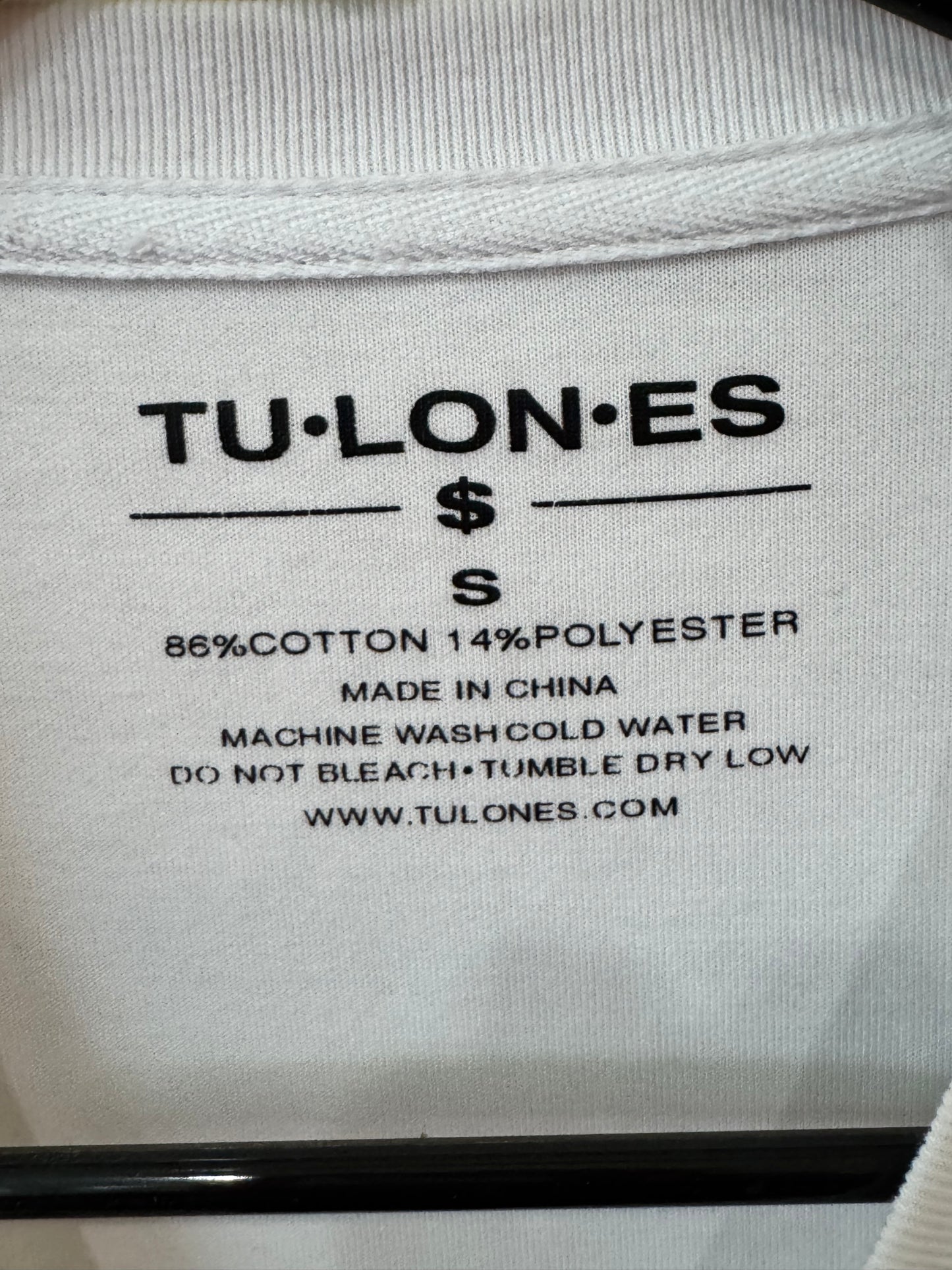 Tulones Sweatshirt "Money On My Mind" collection size small white