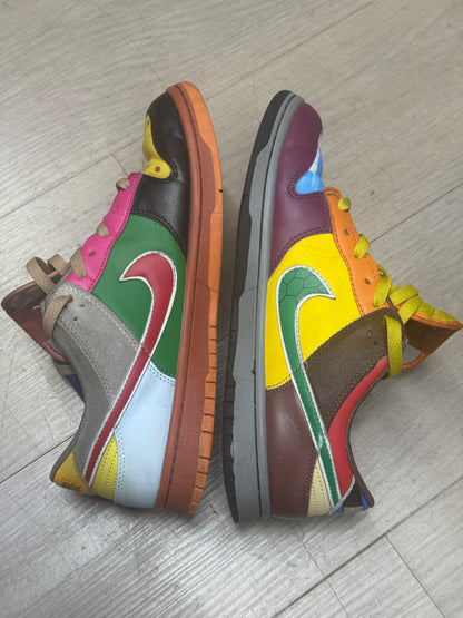 custom Nike Dunk Low sneakers size 10.5