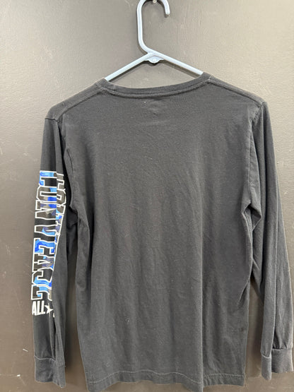 Black Converse Chuck Taylor All Star long-sleeve t-shirt size large