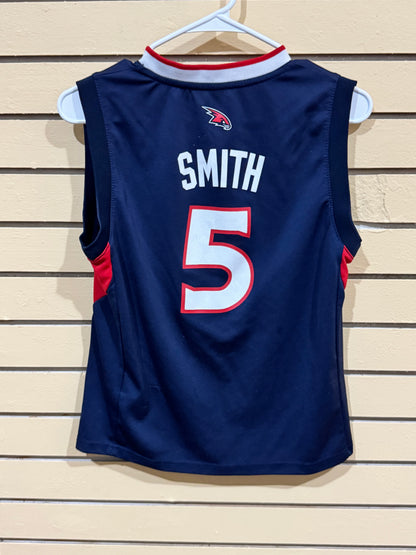 Vintage Josh Smith #5 Atlanta Hawks navy blue away jersey size medium youth