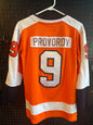 Fanatics-branded Philadelphia Flyers breakaway jersey featuring Ivan Provorov and his number 9. Size medium