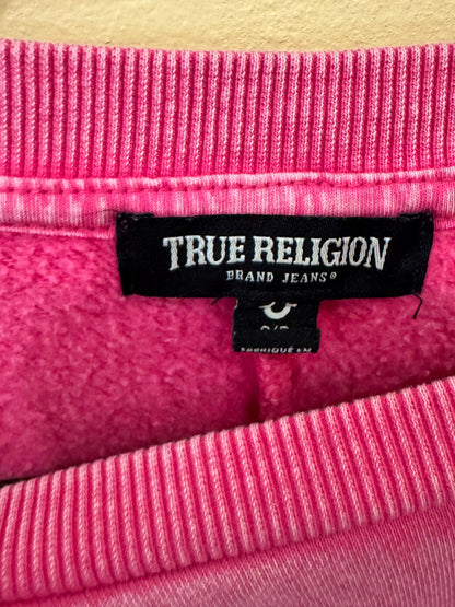 True Religion Washed Heritage Dolman Pullover size small