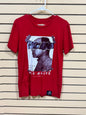 Muerte "Bless This Hustle / Get Money" Al Capone Red Graphic T-shirt size small