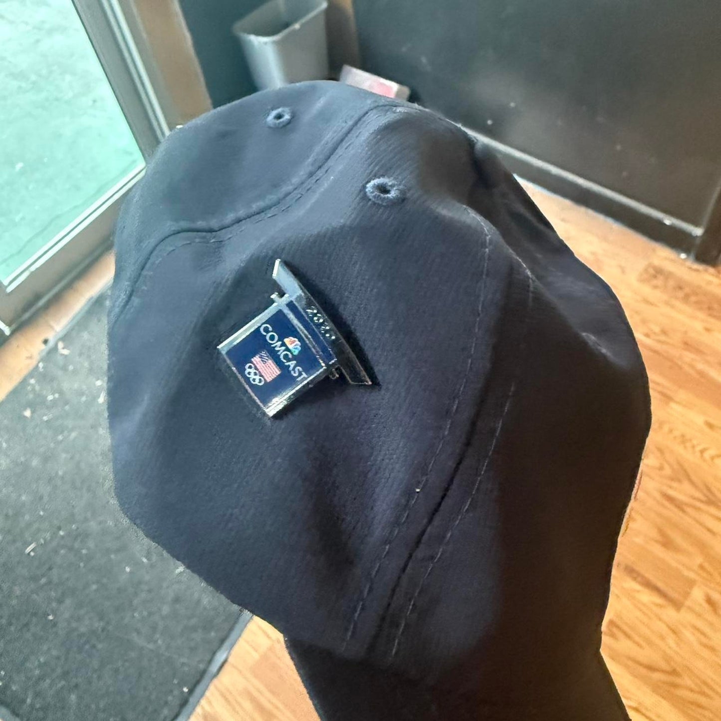 Olympic nbc hat with pin