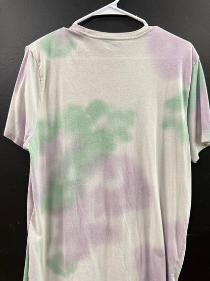 Old Navy pastel green and purple tie-dye Teenage Mutant Ninja Turtles graphic t-shirt size large
