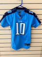 Nike Tennessee Titans Jake Locker #10 player football jersey size youth medium light blue