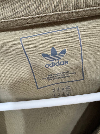 Olive Green Adidas 4.0 Logo long-sleeve t-shirt size XS