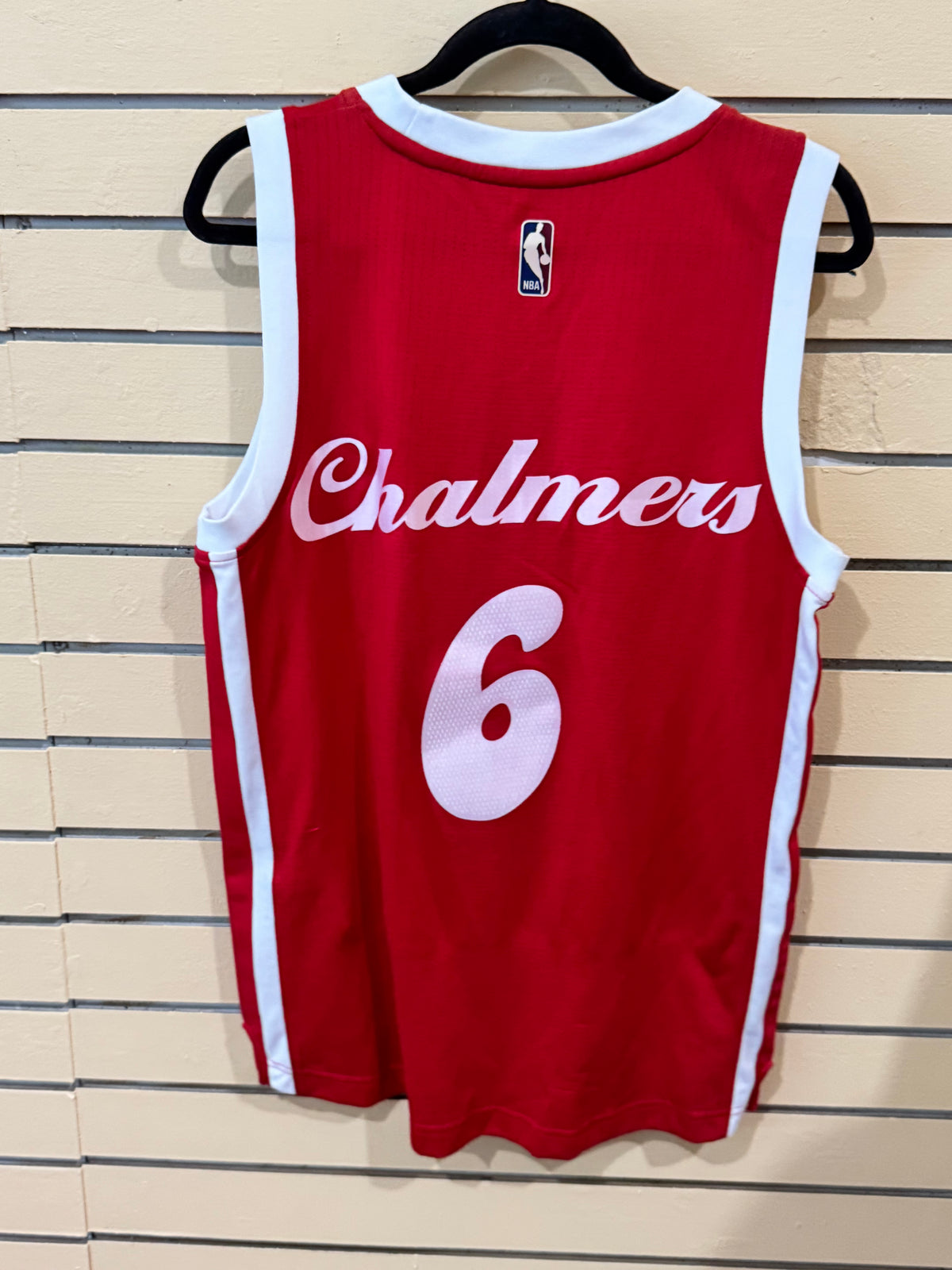 Adidas red Memphis Grizzlies "Memphis Sounds" Hardwood Classics Mario Chalmers alternate swingman jersey size small