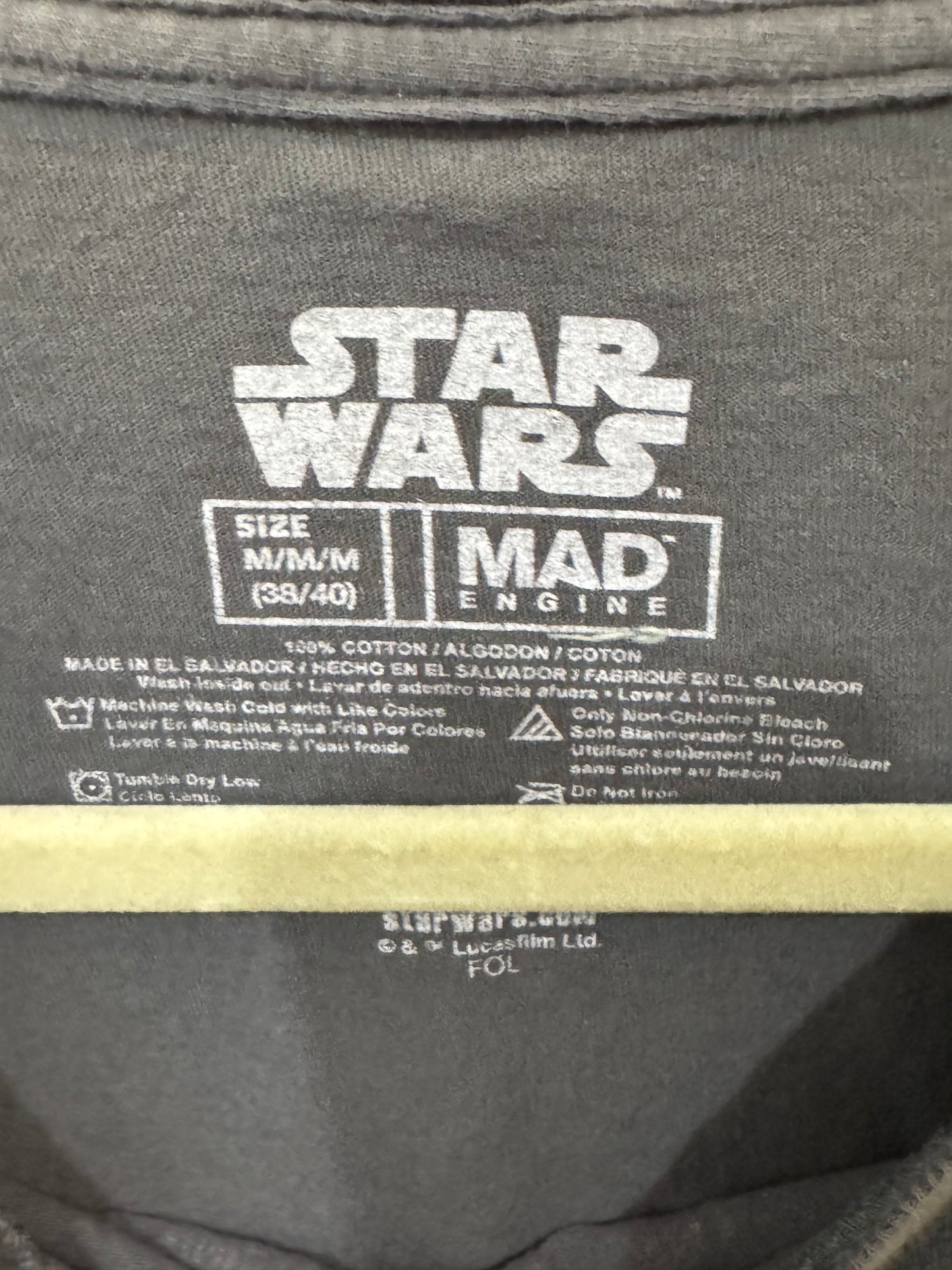 charcoal Star Wars Grogu graphic t-shirt size medium