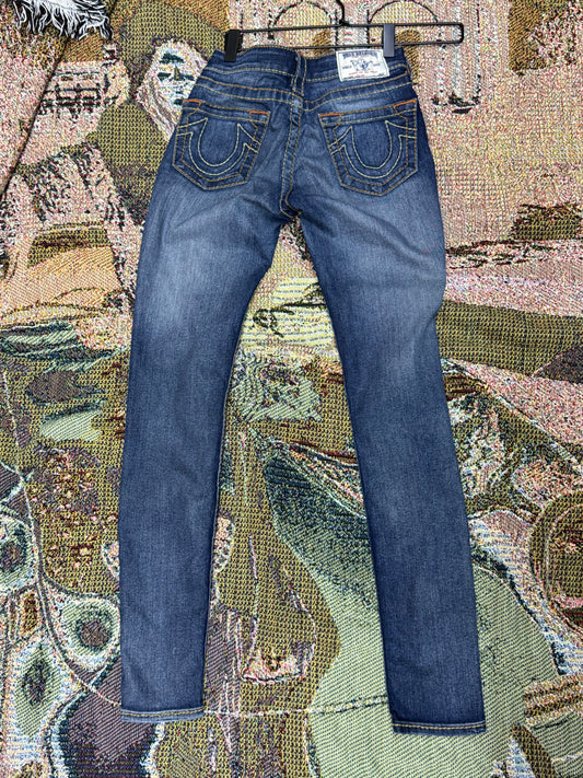 Blue Wash True Religion denim jeans size 24
