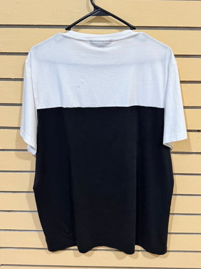 Michael Kors colorblock cotton crewneck T-shirt size large