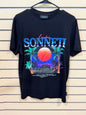 black Sonneti London graphic t-shirt size small