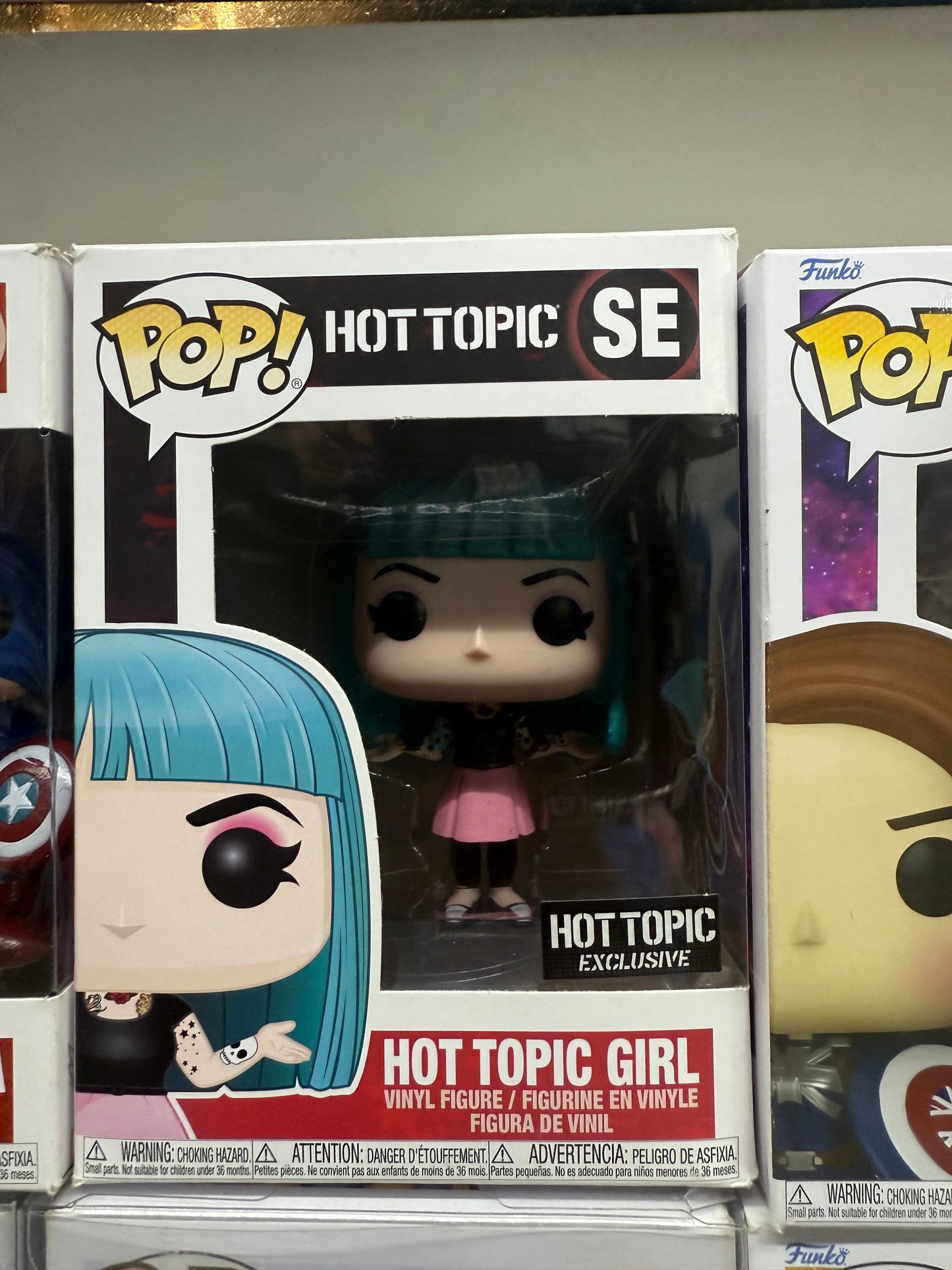 Funko POP! Vinyl Figure featuring the "Hot Topic Girl" character.