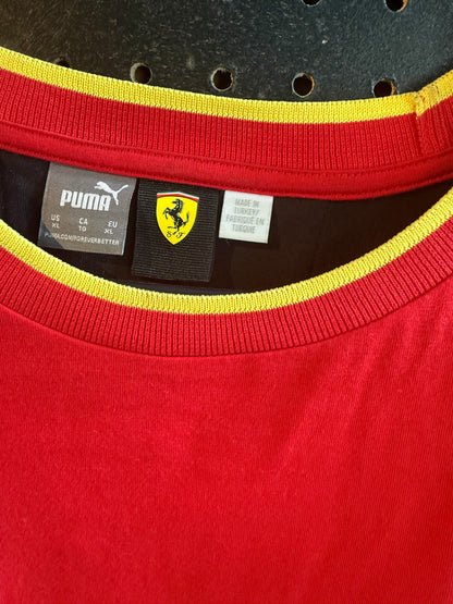 PUMA Scuderia Ferrari Special Edition Monza T-Shirt, specifically designed for the 2023 Italian Grand Prix size xl