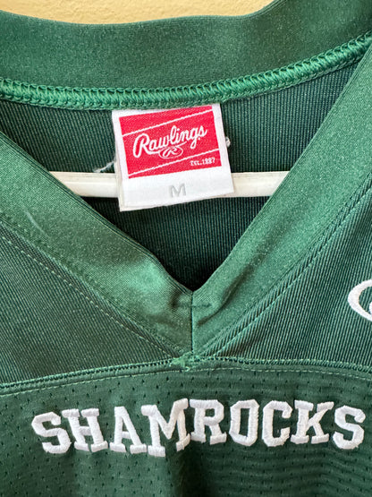 Vintage Green Rawlings Steve & Barry's "Shamrocks" football jersey featuring the number 14 size medium