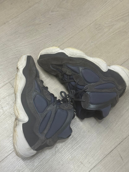 Adidas Yeezy 500 High sneakers in the "Slate" colorway size 9
