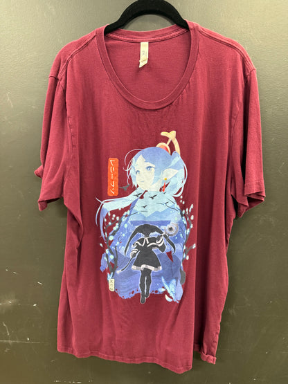 Vintage Red Cotton graphic tee size xl