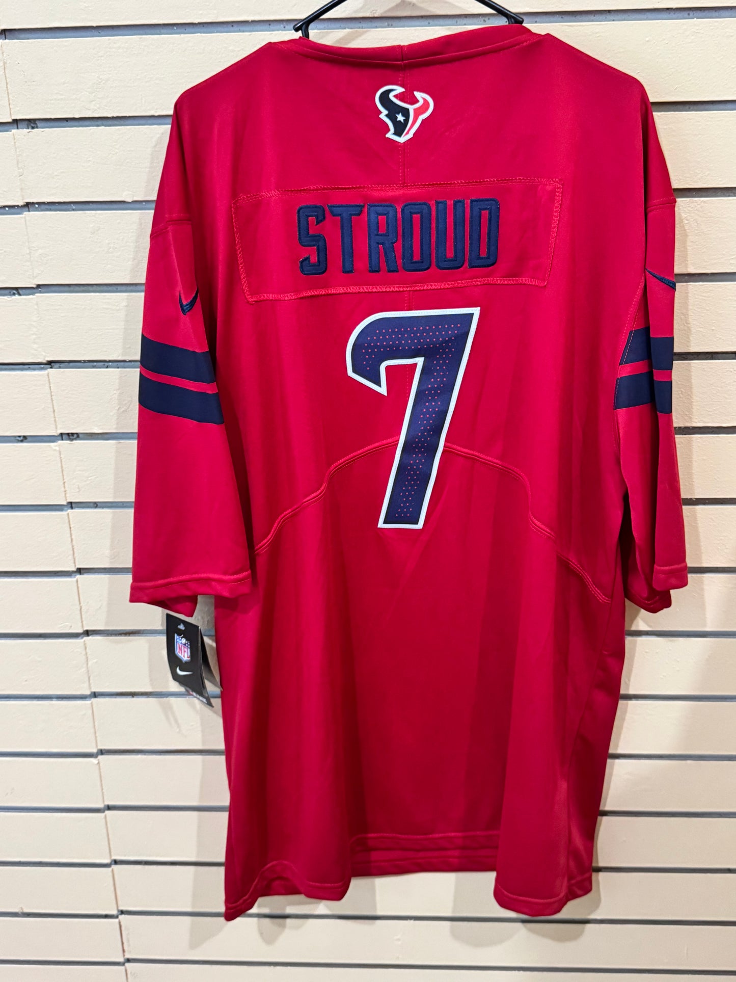 Nike Men's Houston Texans C.J. Stroud #7 Alternate Red Game Jersey size xxl NWT