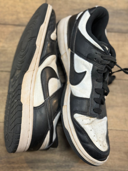 Nike Dunk Low sneakers in the popular black and white "Panda" color way size 9