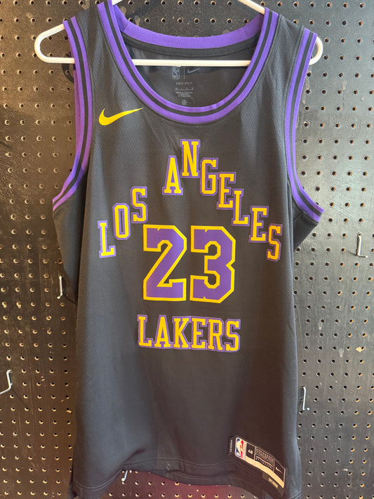 Nike LeBron James Los Angeles Lakers 2025-26 City Edition Swingman Jersey. Size 48