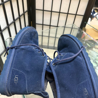 Navy blue suede ugg neumel size 10