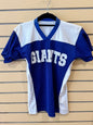 Blue Football Jersey size youth small with giants on the front