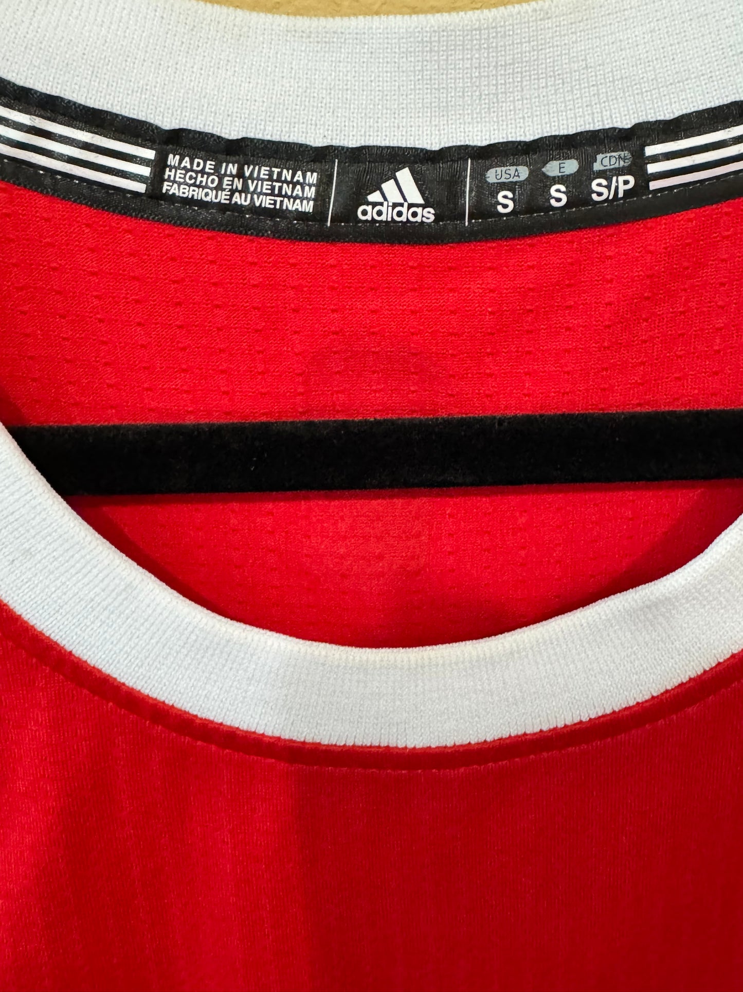 Adidas red Memphis Grizzlies "Memphis Sounds" Hardwood Classics Mario Chalmers alternate swingman jersey size small