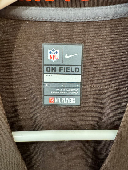 Nike Baker Mayfield Cleveland Browns #6 brown home game jersey size M featuring the "Dawg Pound"