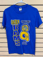 Vintage Royal Blue Albany State University Golden Rams t-shirt size small