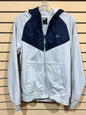 Nike NSW Full Zip Hoodie (model 929114-034) silver and black size small