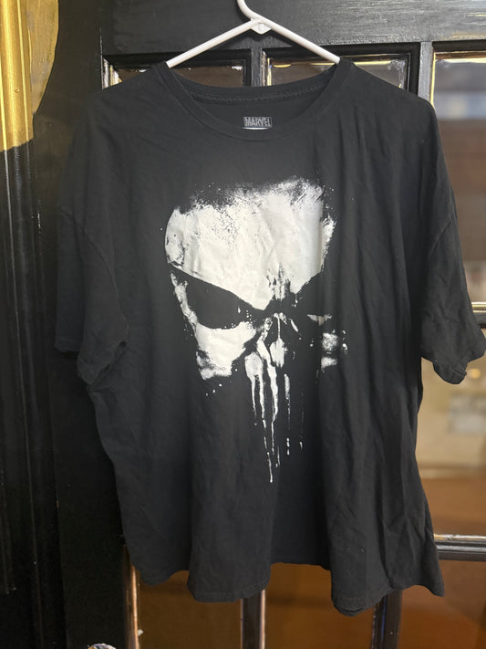 Marvel The Punisher Black graphic t-shirt size 3XL