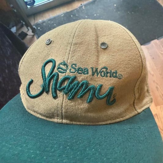 Sea world shamu brown Strapback Hat