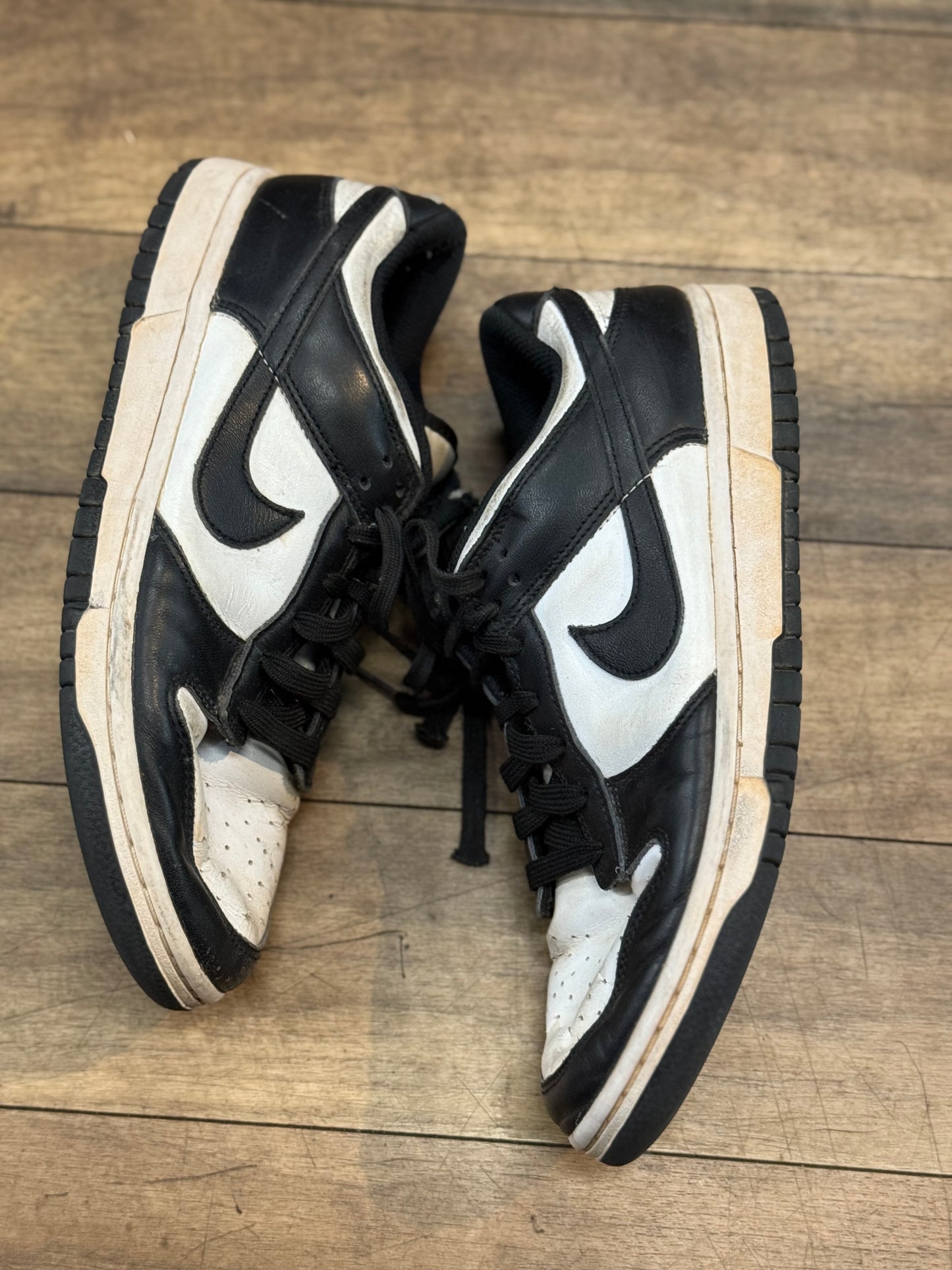 Nike Dunk Low sneakers in the popular black and white "Panda" color way size 9