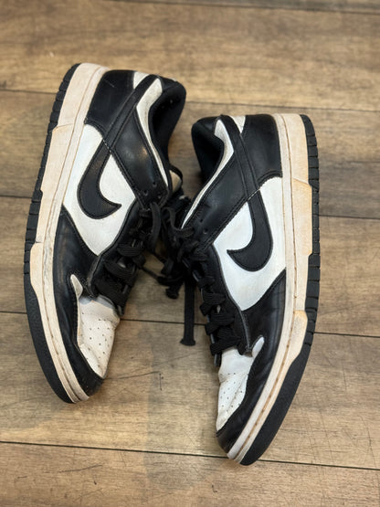 Nike Dunk Low sneakers in the popular black and white "Panda" color way size 9