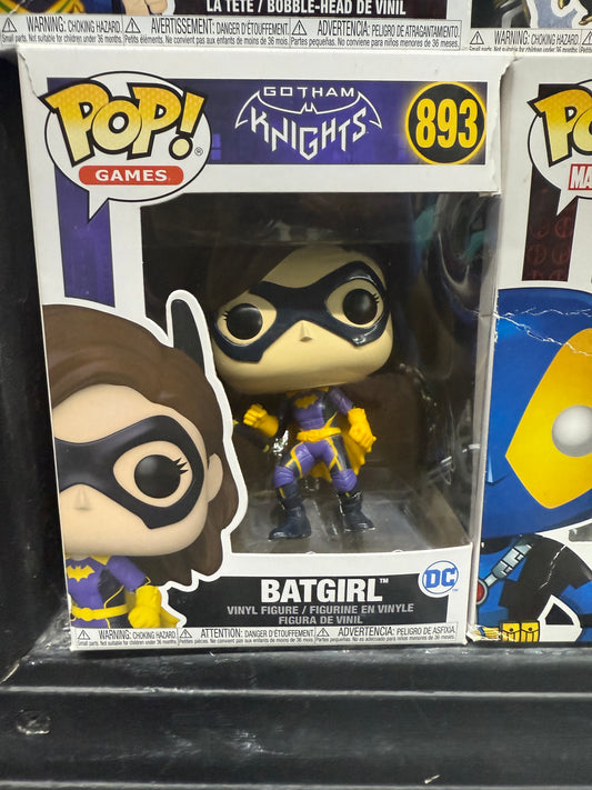 Funko POP! Games: Gotham Knights Batgirl vinyl figure, numbered 893 in the series.
